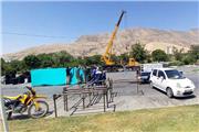 گزارش تصویری آماده سازی جایگاه مراسم 