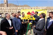 آئین افتتاح گازرسانی به شهرک صنعتی زانوگه کوهدشت  و9 واحد صنعتی / کلنگ گازرسانی به 50  روستای شهرستان کوهدشت