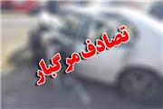 حادثه رانندگی مرگبار در جاده دورود به بروجرد /دو کشته و چهار مصدوم