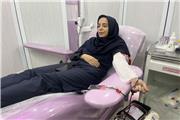 بانوان لرستان رکورد 20 ساله اهدای خون را شکستند