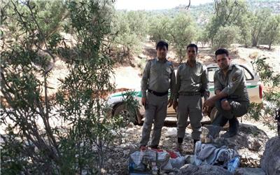 دستگیری 12 متخلف زیست محیطی در شهرستان پلدختر
