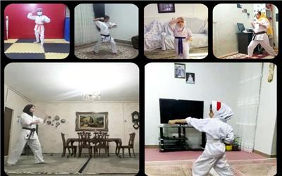 مسابقات مجازی تکنیک های فردی(کیهون) در سبک‌های آزاد کاراته بانوان لرستان برگزار شد
