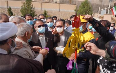 آئین افتتاح گازرسانی به محور افرینه - زیودار و چهار روستای باغ گل گل شهرستان پلدختر