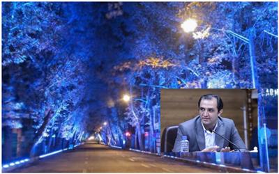 نورپردازی خیابان شهدای شرقی خرم آباد طرحی ماندگار اما فراموش شده