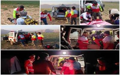 امدادرسانی جمعیت هلال احمر به ده نفر کوهنورد در ارتفاعات اشترانکوه