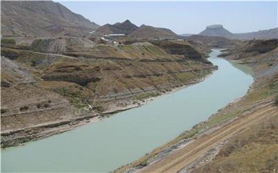 کاهش 93 درصدی آبدهی رودخانه کشکان در محل پلدختر
