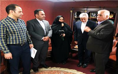 دیدار مدیرکل ورزش و جوانان استان و نماینده مردم بروجرد و اشترینان با وزیر ورزش و جوانان