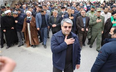 گزارش تصویری مراسم باشکوه  تشییع شهید گمنام در خرم آباد همزمان با سالروز شهادت بانوی بزرگوار اسلام حضرت فاطمه زهرا (س)