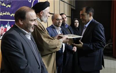 جلسه تودیع و معارفه رییس دادگستری بروجرد