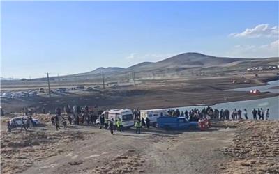 مرگ پدر و پسر یک خانواده در سد خان آباد الیگودرز /گردشگران  نکات ایمنی را در حاشیه دریاچه ها رعایت نمایند