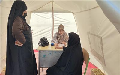 برپایی بیمارستان تخصصی صحرایی شهدای حاج عمران در منطقه فرهادآباد شهرستان دلفان