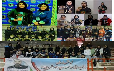 کسب دو عنوان تیم منتخب کیک بوکسینگ بانوان لرستان در مسابقات قهرمانی کشور