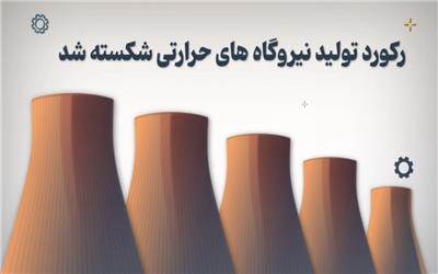 موشن گرافی| گام بلند نیروگاه‌های حرارتی برای تامین برق تابستان