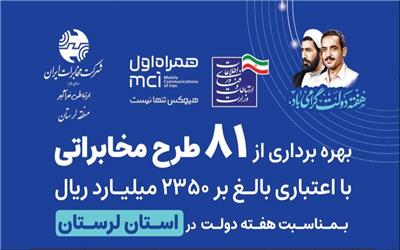 81 پروژه مخابراتی بمناسبت هفته دولت در استان لرستان افتتاح می شود