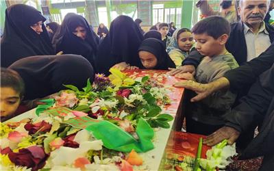 پیکر پاک چهار شهید گمنام در لرستان تشییع می‌شود