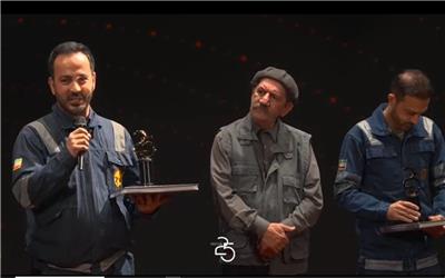 ویدیو | تجلیل هنرمندان از سیم‌بانان در آیین اختتام جشنواره 25