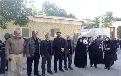 حضور جامعه پارادوومیدانی در مراسم زیارت عاشورای استانداری لرستان