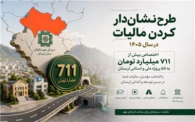 711 میلیارد تومان مالیات برای پروژه‌های اولویت‌دار لرستان نشان‌دار شد