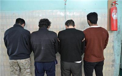دستگیری 4 سارق تجهیزات مخابراتی در خرم آباد