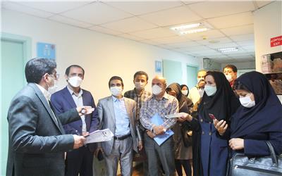 گزارش تصویری بازدید جمعی ازاصحاب رسانه از  بیمارستان شهید رحیمی خرم آباد