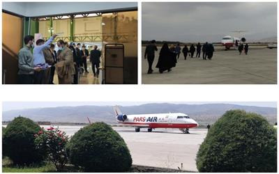 از سرگیری مجدد پروازهای مشهد مقدس از فرودگاه شهدای خرم آباد