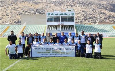 برگزاری دوره مربیگری  cکنفدراسیون فوتبال آسیا در خرم آباد