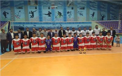 قهرمانی تیم خرم آباد در مسابقات انتخابی والیبال نوجوانان لرستان