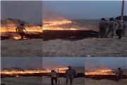 بازداشت متخلفین آتش زدن بقایای گیاهی مزارع کشاورزی در خرم آباد