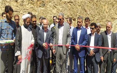 بهره برداری از دو پروژه زیرساختی در شهرستان خرم آباد