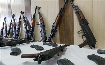 کشف 35 قبضه سلاح غیرمجاز درلرستان