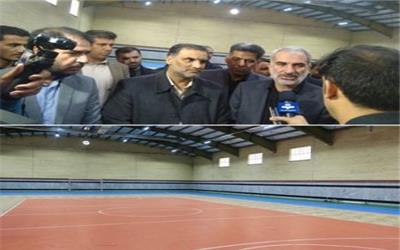 افتتاح سالن ورزشی شهید اسدالله حسنوندبا حضور وزیر آموزش و پرورش
