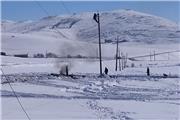 قطع برق 607 روستا بر اثر بارش سنگین برف در لرستان/ 451 روستا در کمترین زمان ممکن برقدار شدند