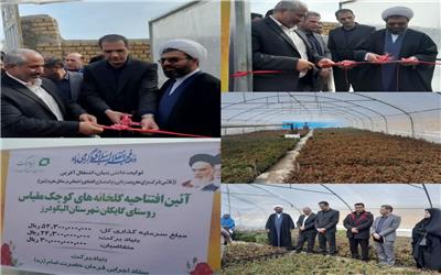 افتتاح 41 گلخانه در الیگودرز توسط ستاد اجرایی فرمان حضرت امام (ره) لرستان
