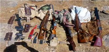 کشف 5 قبضه اسلحه از شکارچیان متخلف در خرم آباد