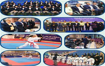 برگزاری مراسم افتتاحیه رقابتهای قهرمانی کاراته دختران کشور انتخابی تیم ملی در خرم آباد