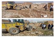 تخریب ساخت و ساز های غیرمجاز بستر و حریم رودخانه کشکان، روستای زورانتل