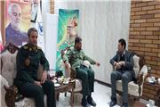 دیدار مدیر فرودگاه شهدای خرم آباد با فرمانده سپاه لرستان